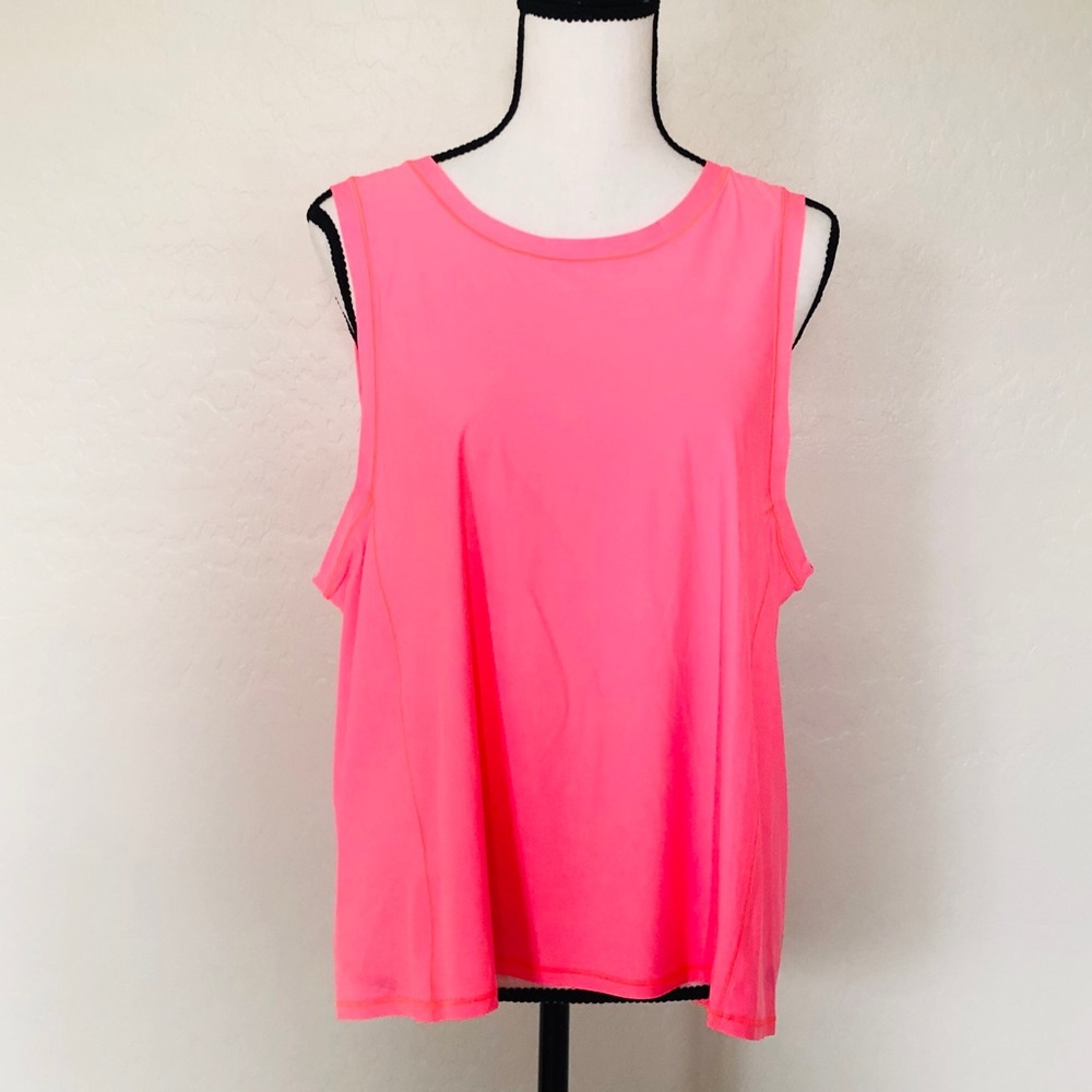 Lululemon NWOT 12 activewear tank top pastel coral